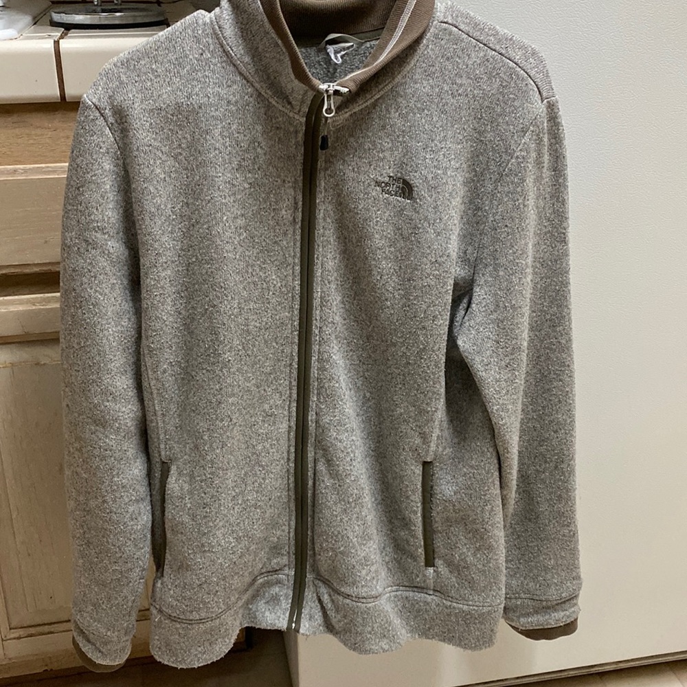 Grey North Face Fleece Jacket